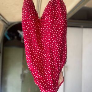 GAP Red and White Polka Dot Swimsuit